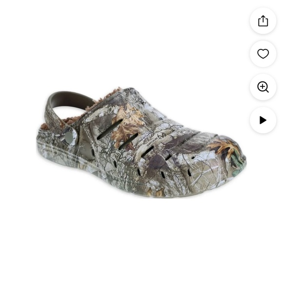 Rugged Shark Real Tree Men's Lined EVA Clogs - Picture 1 of 7